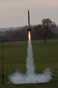 IRIS rocket launch.